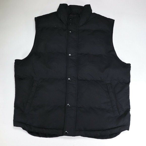 St. John’s Bay Mens Black Polyester Vest Size Larg - Picture 1 of 5